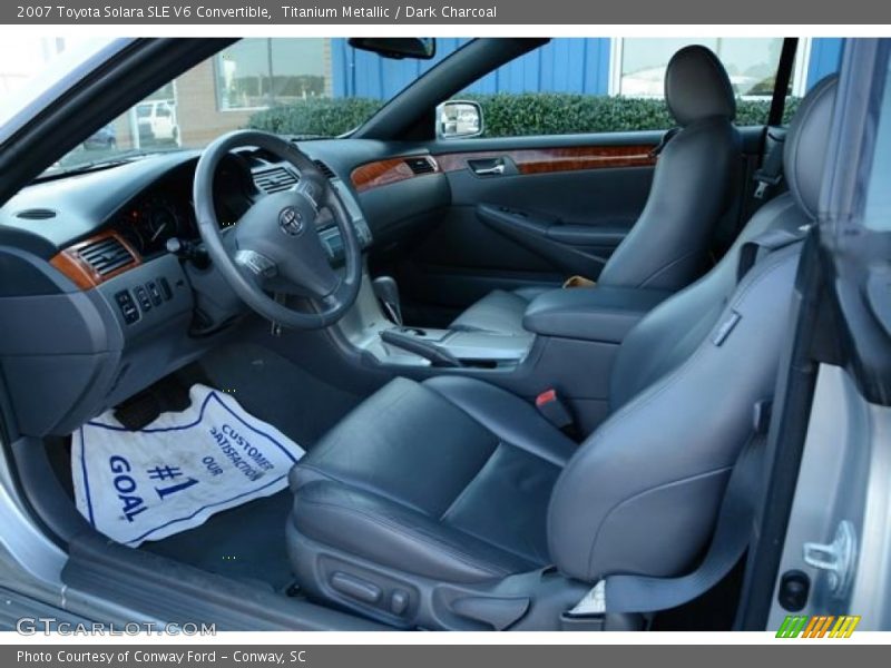 Titanium Metallic / Dark Charcoal 2007 Toyota Solara SLE V6 Convertible