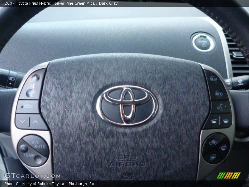 Silver Pine Green Mica / Dark Gray 2007 Toyota Prius Hybrid