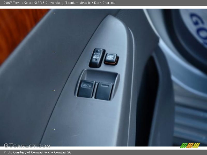 Titanium Metallic / Dark Charcoal 2007 Toyota Solara SLE V6 Convertible