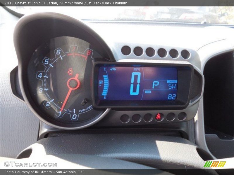 Summit White / Jet Black/Dark Titanium 2013 Chevrolet Sonic LT Sedan