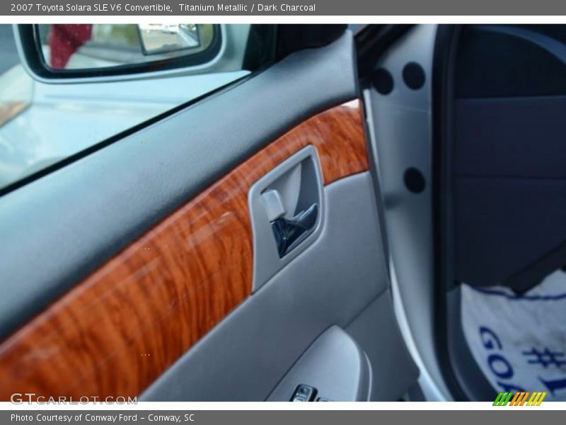 Titanium Metallic / Dark Charcoal 2007 Toyota Solara SLE V6 Convertible