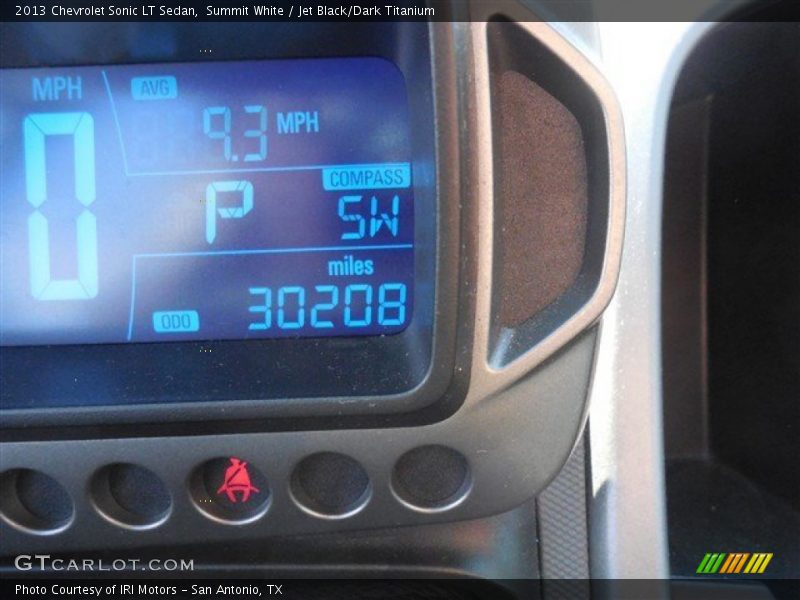 Summit White / Jet Black/Dark Titanium 2013 Chevrolet Sonic LT Sedan