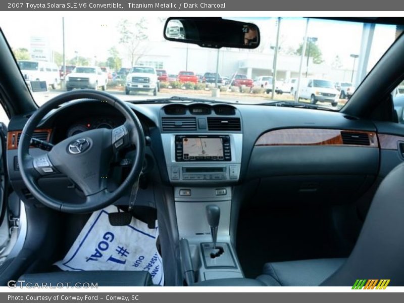 Titanium Metallic / Dark Charcoal 2007 Toyota Solara SLE V6 Convertible