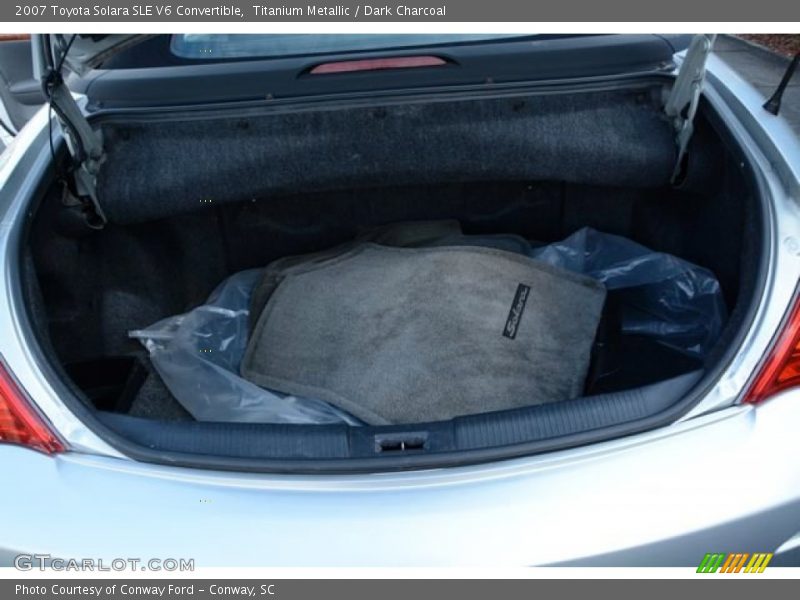 Titanium Metallic / Dark Charcoal 2007 Toyota Solara SLE V6 Convertible