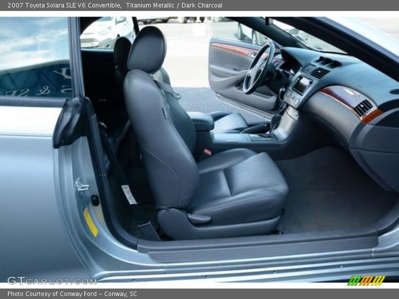 Titanium Metallic / Dark Charcoal 2007 Toyota Solara SLE V6 Convertible
