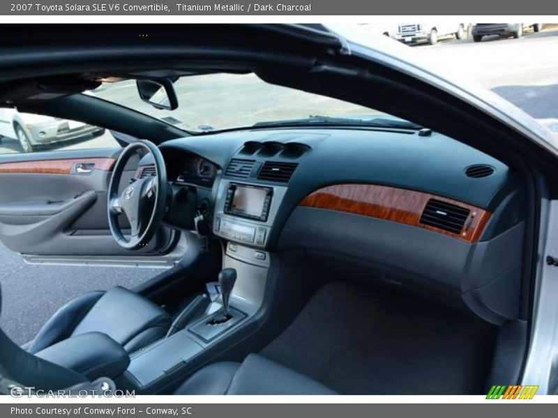 Titanium Metallic / Dark Charcoal 2007 Toyota Solara SLE V6 Convertible