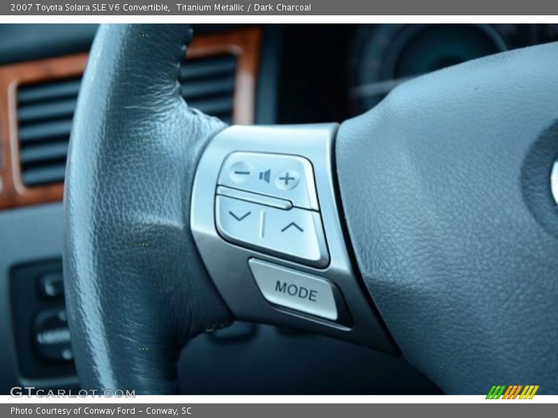 Titanium Metallic / Dark Charcoal 2007 Toyota Solara SLE V6 Convertible