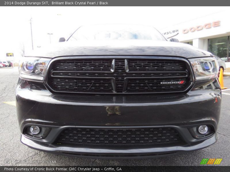 Brilliant Black Crystal Pearl / Black 2014 Dodge Durango SXT