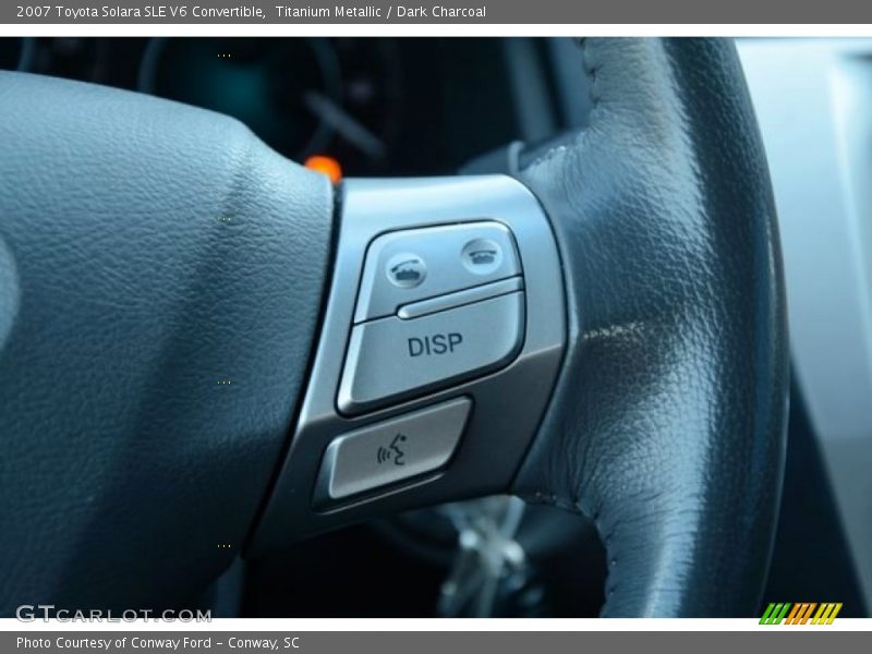 Titanium Metallic / Dark Charcoal 2007 Toyota Solara SLE V6 Convertible