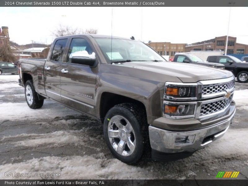 Front 3/4 View of 2014 Silverado 1500 LTZ Double Cab 4x4