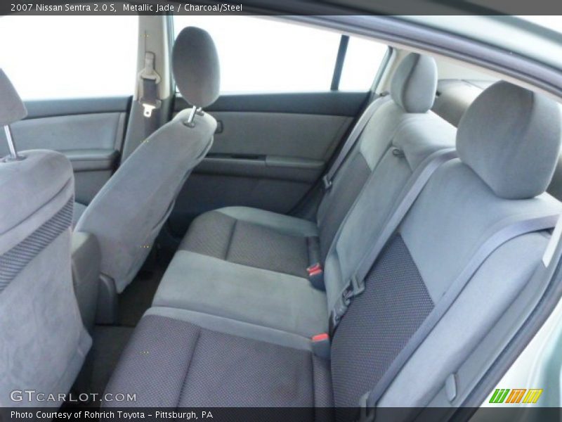 Metallic Jade / Charcoal/Steel 2007 Nissan Sentra 2.0 S