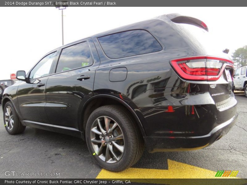 Brilliant Black Crystal Pearl / Black 2014 Dodge Durango SXT