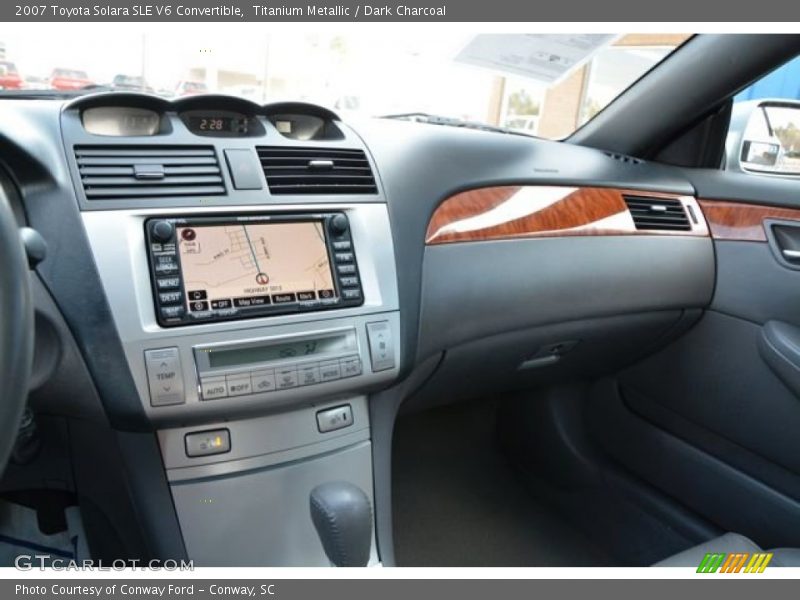 Titanium Metallic / Dark Charcoal 2007 Toyota Solara SLE V6 Convertible
