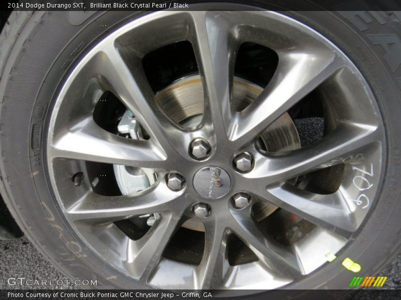 Brilliant Black Crystal Pearl / Black 2014 Dodge Durango SXT