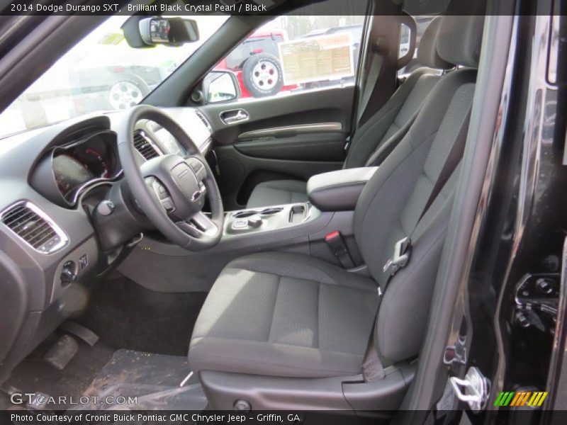 Brilliant Black Crystal Pearl / Black 2014 Dodge Durango SXT