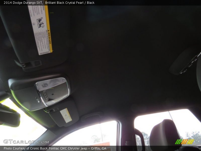 Brilliant Black Crystal Pearl / Black 2014 Dodge Durango SXT