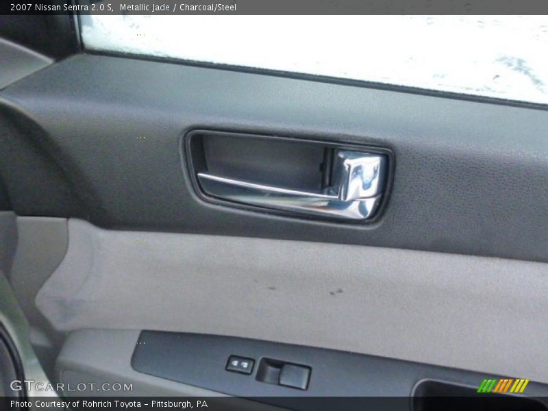 Metallic Jade / Charcoal/Steel 2007 Nissan Sentra 2.0 S