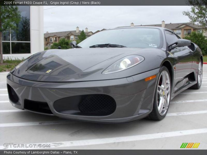 Grigio Ingrid (Grey) / Nero (Black) 2006 Ferrari F430 Coupe F1