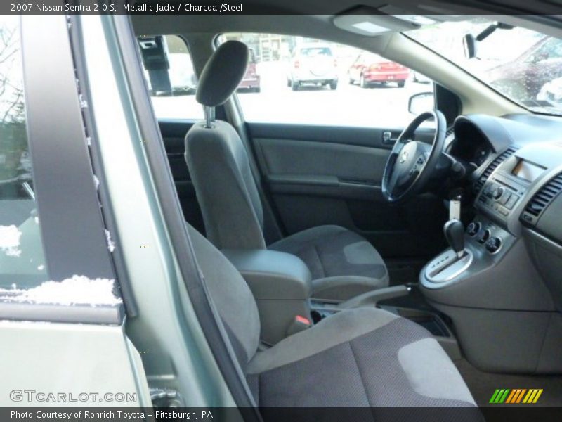 Metallic Jade / Charcoal/Steel 2007 Nissan Sentra 2.0 S