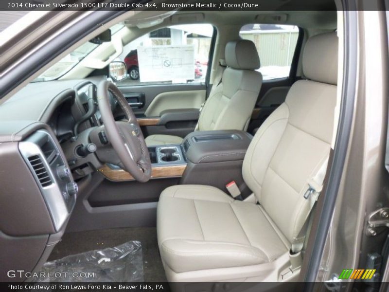 Front Seat of 2014 Silverado 1500 LTZ Double Cab 4x4