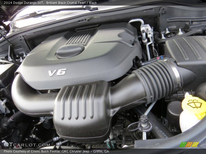 Brilliant Black Crystal Pearl / Black 2014 Dodge Durango SXT