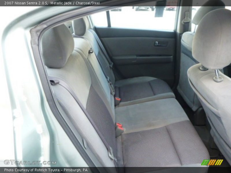 Metallic Jade / Charcoal/Steel 2007 Nissan Sentra 2.0 S