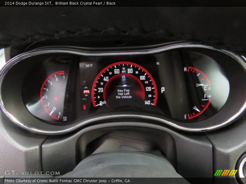 Brilliant Black Crystal Pearl / Black 2014 Dodge Durango SXT