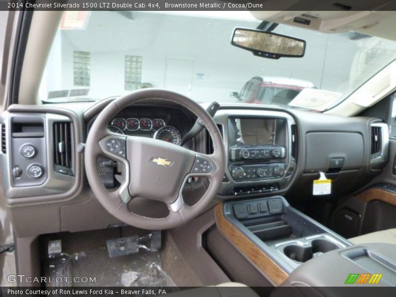 Brownstone Metallic / Cocoa/Dune 2014 Chevrolet Silverado 1500 LTZ Double Cab 4x4