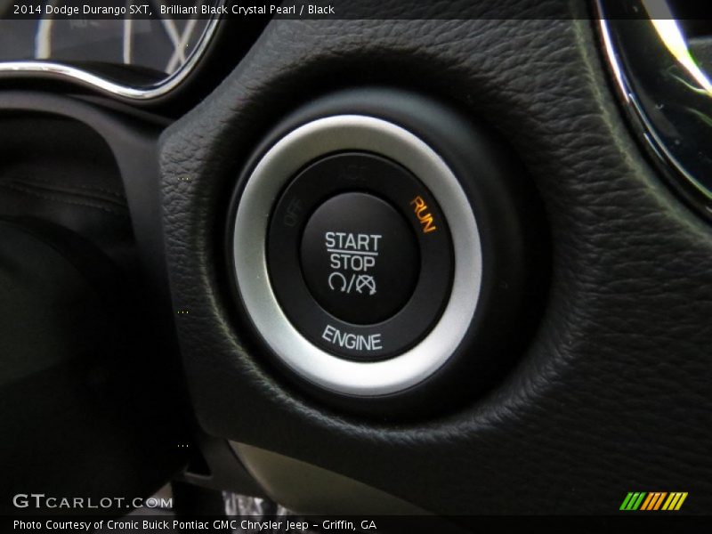 Brilliant Black Crystal Pearl / Black 2014 Dodge Durango SXT