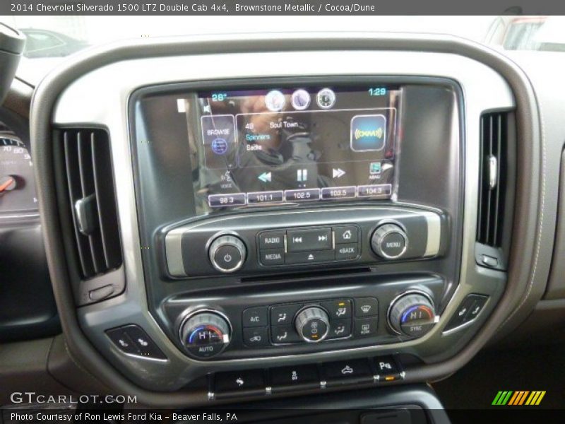 Controls of 2014 Silverado 1500 LTZ Double Cab 4x4