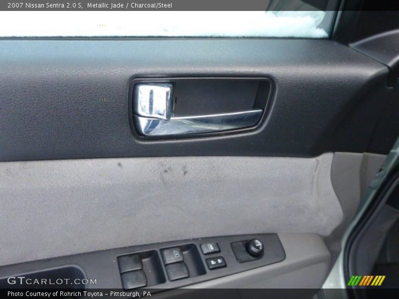 Metallic Jade / Charcoal/Steel 2007 Nissan Sentra 2.0 S