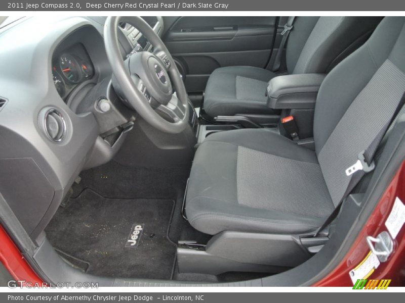 Deep Cherry Red Crystal Pearl / Dark Slate Gray 2011 Jeep Compass 2.0
