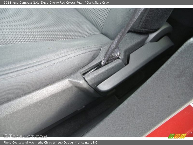 Deep Cherry Red Crystal Pearl / Dark Slate Gray 2011 Jeep Compass 2.0