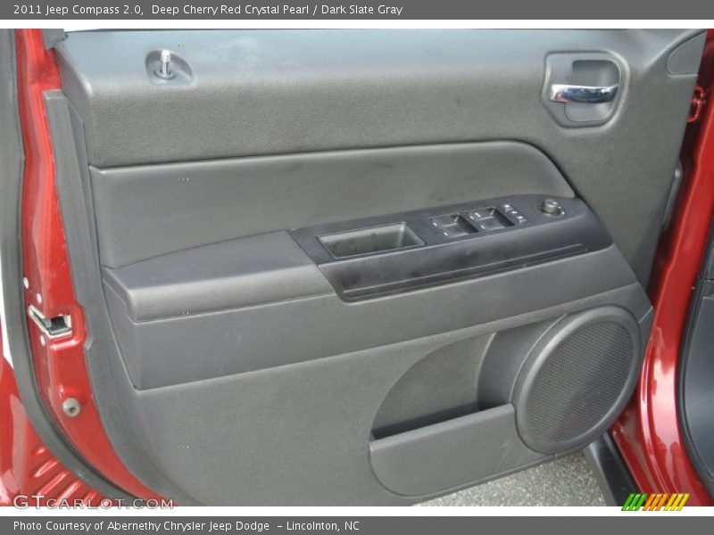Deep Cherry Red Crystal Pearl / Dark Slate Gray 2011 Jeep Compass 2.0