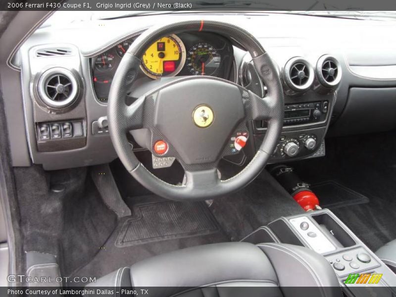 Grigio Ingrid (Grey) / Nero (Black) 2006 Ferrari F430 Coupe F1
