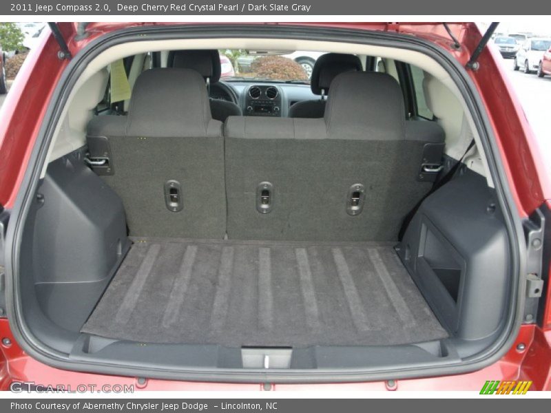 Deep Cherry Red Crystal Pearl / Dark Slate Gray 2011 Jeep Compass 2.0