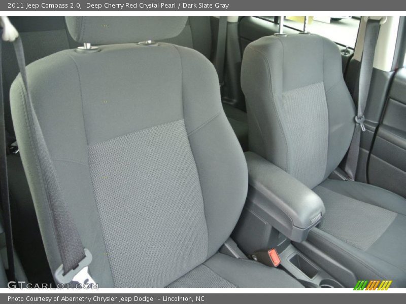 Deep Cherry Red Crystal Pearl / Dark Slate Gray 2011 Jeep Compass 2.0