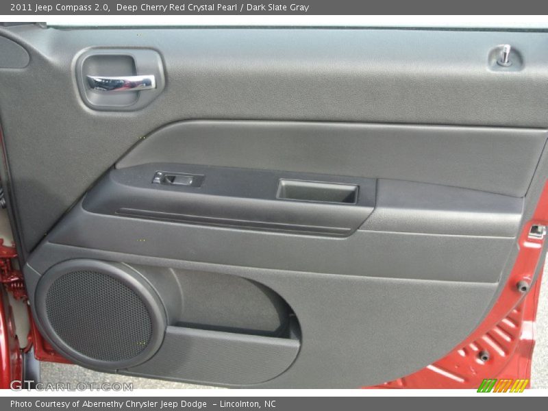 Deep Cherry Red Crystal Pearl / Dark Slate Gray 2011 Jeep Compass 2.0