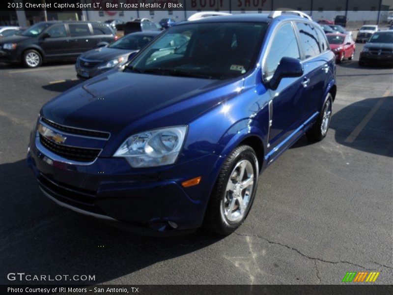 Blue Topaz Metallic / Black 2013 Chevrolet Captiva Sport LT