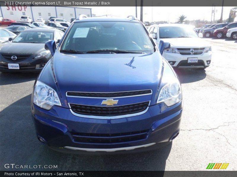 Blue Topaz Metallic / Black 2013 Chevrolet Captiva Sport LT