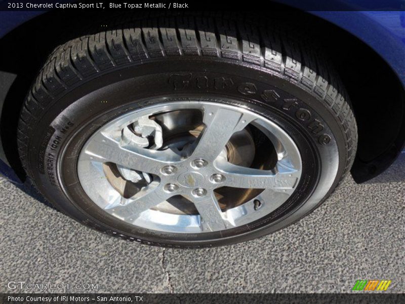 Blue Topaz Metallic / Black 2013 Chevrolet Captiva Sport LT