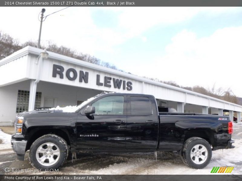 Black / Jet Black 2014 Chevrolet Silverado 1500 LT Z71 Double Cab 4x4