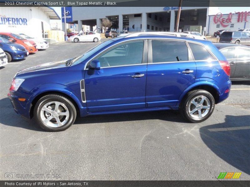 Blue Topaz Metallic / Black 2013 Chevrolet Captiva Sport LT