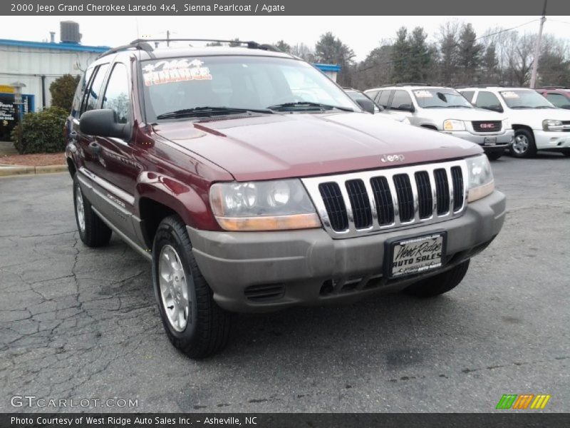 Sienna Pearlcoat / Agate 2000 Jeep Grand Cherokee Laredo 4x4