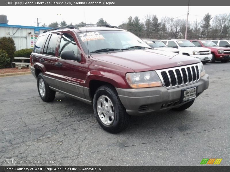Sienna Pearlcoat / Agate 2000 Jeep Grand Cherokee Laredo 4x4