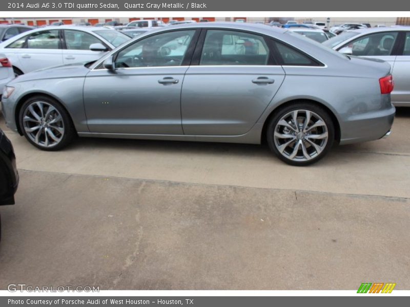 Quartz Gray Metallic / Black 2014 Audi A6 3.0 TDI quattro Sedan