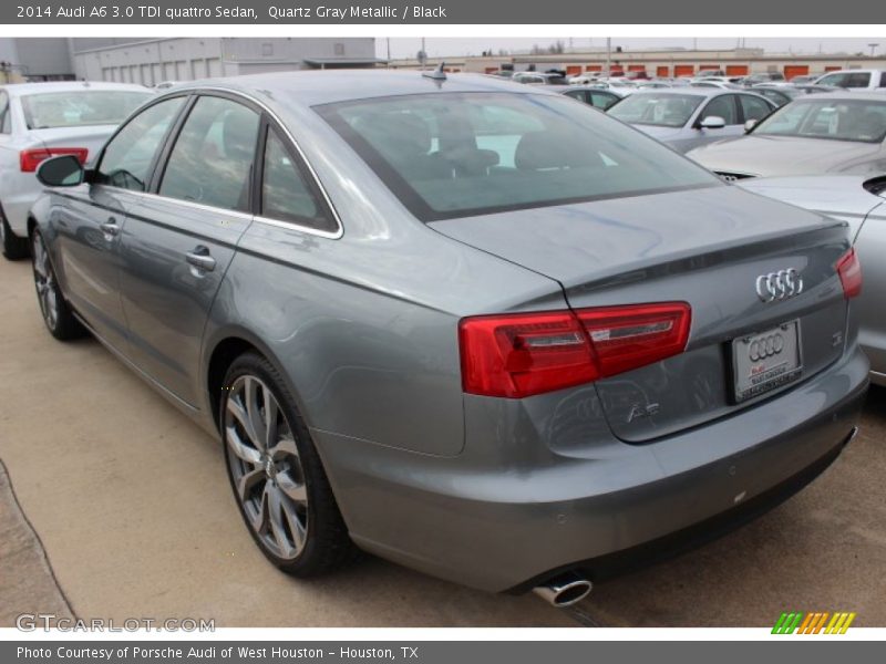 Quartz Gray Metallic / Black 2014 Audi A6 3.0 TDI quattro Sedan