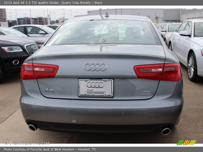 Quartz Gray Metallic / Black 2014 Audi A6 3.0 TDI quattro Sedan