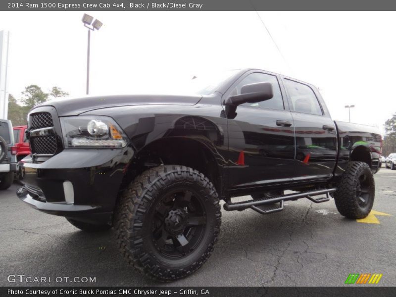 Black / Black/Diesel Gray 2014 Ram 1500 Express Crew Cab 4x4