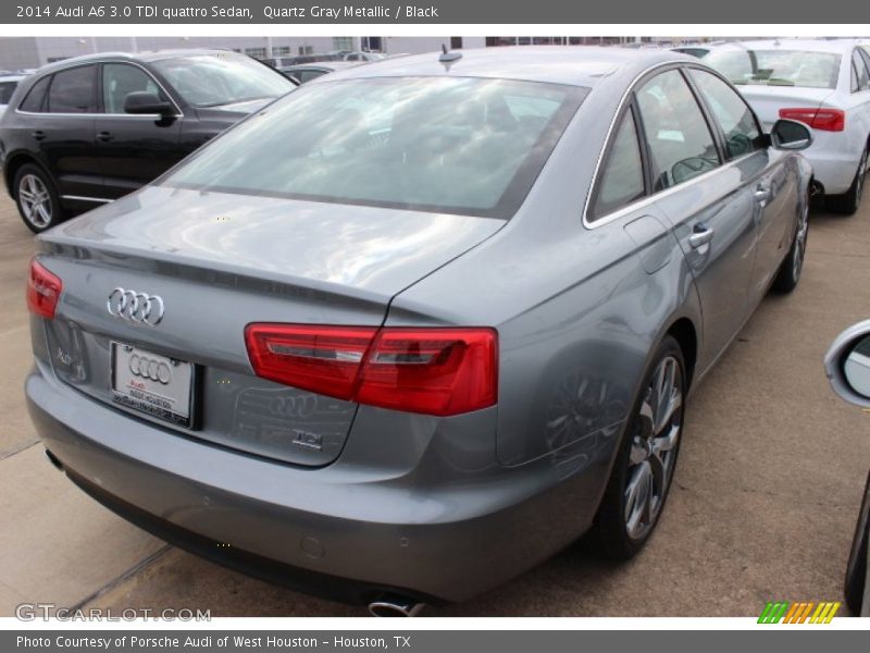 Quartz Gray Metallic / Black 2014 Audi A6 3.0 TDI quattro Sedan